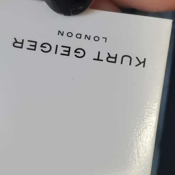 Kurt Geiger London Wine glass holder crossbody  NWT. Quilted  leather. Black - Picture 7 of 9